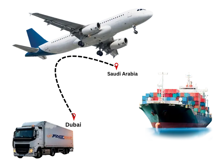 UAE to Saudi express shipping