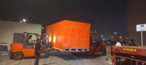 UAE to Saudi machinery shipping