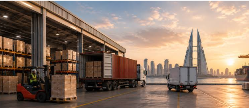 Bahrain to UAE Trucking Path