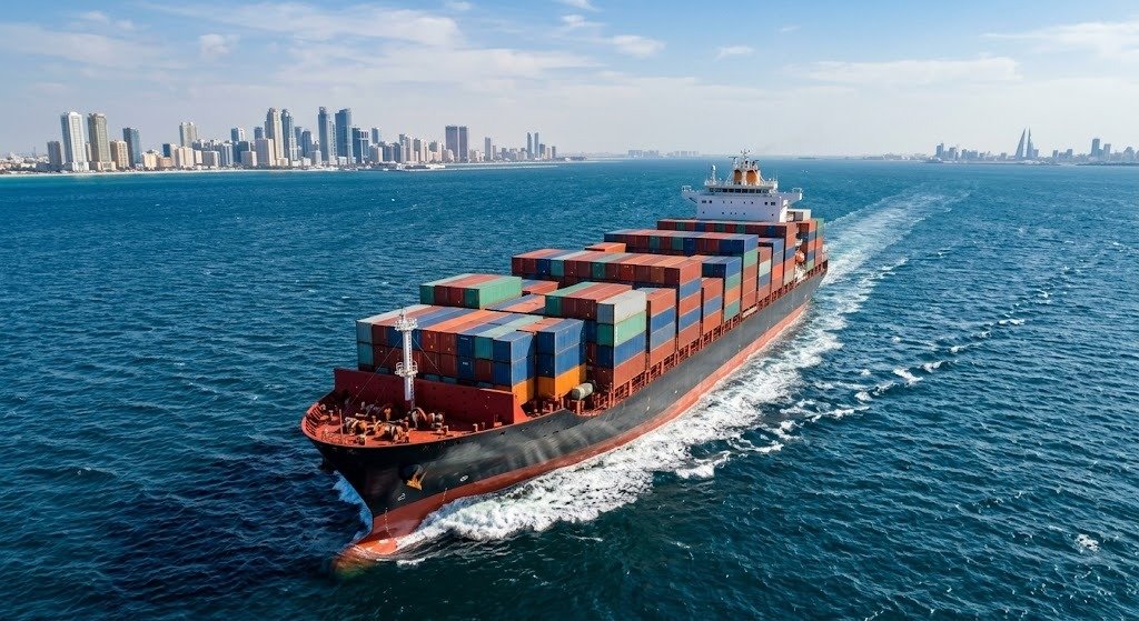 sharjah to bahrain cargo