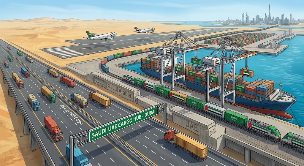 saudi arabia to uae cargo