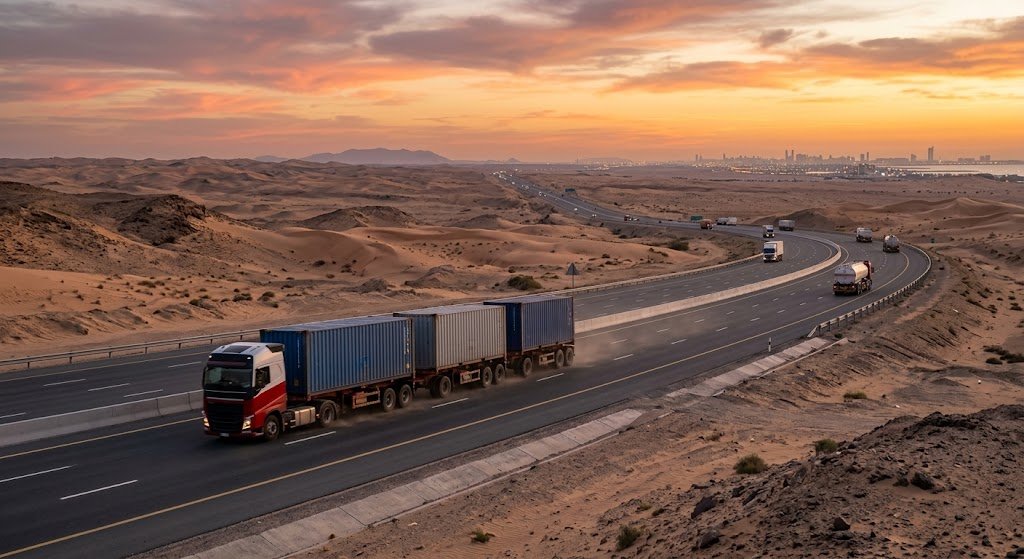 Jeddah to Abu Dhabi Freight Path jeddah to abu dhabi freight path