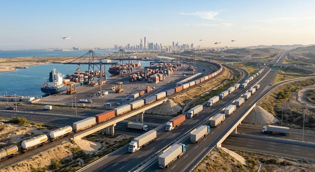uae to gcc freight network
